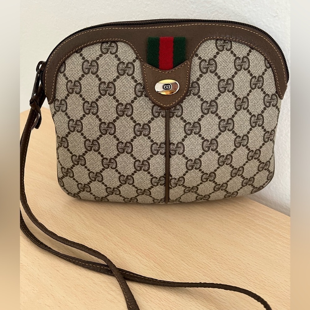 Gucci GG Supreme Ophidia Crossbody Clutch Vintage EUC Circa 1980 - Picture 17 of 17